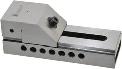 Interstate - 2-1/2" Jaw Width, 3-3/8" Jaw Opening Capacity, 1-1/4" Jaw Height, Toolmaker's Vise - Flat Jaw, 0.0002" Parallelism, 0.0002" Squareness, 7" OAL x 2-1/2" OAH - Strong Tooling