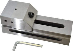 Interstate - 3-1/2" Jaw Width, 4-7/8" Jaw Opening Capacity, 1-9/16" Jaw Height, Toolmaker's Vise - Flat Jaw, 0.0002" Parallelism, 0.0002" Squareness, 9-1/4" OAL x 3.3" OAH - Strong Tooling