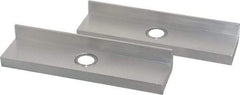 Wilton - 4-1/2" Jaw Width, Rubber Covered Aluminum, Vise Jaw Cap - Magnetic Attachment - Strong Tooling