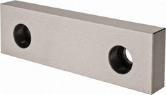 Kurt - 6" Wide x 1-3/4" High x 3/4" Thick, Flat/No Step Vise Jaw - Hard, Steel, Fixed Jaw, Compatible with 6" Vises - Strong Tooling