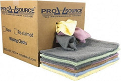 PRO-SOURCE - Virgin Cotton Car Wash Towels - Assorted Colors, Terry Cloth, Low Lint, 10 Lbs. at 2 to 4 per Pound, Box - Strong Tooling