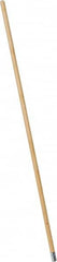 PRO-SOURCE - 54" Wood Female Thread Mop Handle - 1-1/8" Handle Diam, Metal Connector, Use with Wet Mops - Strong Tooling