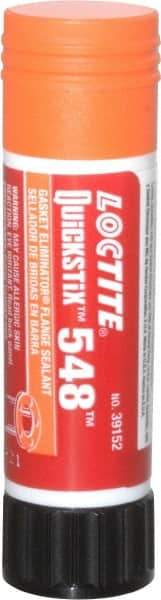 Loctite - 19 g Stick Orange Polyurethane Gasket Sealant - 300.2°F Max Operating Temp, 24 hr Full Cure Time, Series 548 - Strong Tooling