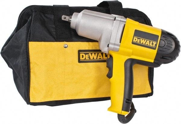 DeWALT - 1/2 Inch Drive, 345 Ft./Lbs. Torque, Pistol Grip Handle, 2,100 RPM, Impact Wrench Kit - 7.5 Amps, 110 Volts - Strong Tooling