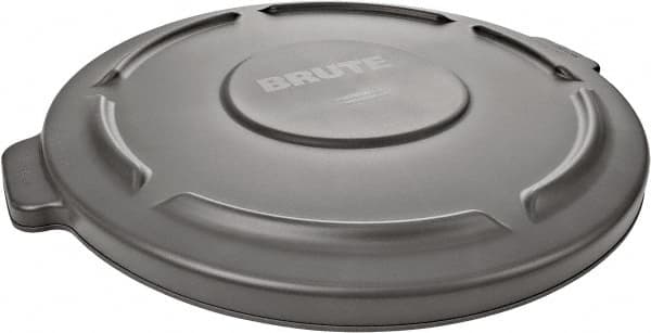 Rubbermaid - Round Lid for Use with 10 Gal Round Trash Cans - Gray, Polyethylene, For 2632 Brute Trash Cans - Strong Tooling