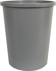 Rubbermaid - 44 Qt Gray Round Trash Can - Polyethylene, 18-3/4" High - Strong Tooling