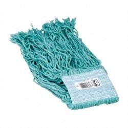 Rubbermaid - 5" Green Head Band, Small Blended Fiber Cut End Mop Head - 4 Ply, Use for General Purpose - Strong Tooling