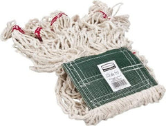 Rubbermaid - 5" Green Head Band, Medium Blended Fiber Loop End Mop Head - 4 Ply, Clamp Jaw Connection, Use for General Purpose - Strong Tooling