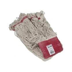 Rubbermaid - 5" Red Head Band, Large Blended Fiber Loop End Mop Head - 4 Ply, Clamp Jaw Connection, Use for General Purpose - Strong Tooling