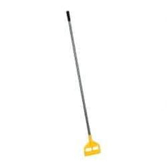 Rubbermaid - 60" Fiberglass Quick Connect Mop Handle - 1 to 1-1/4" Wet Mop Head Band, Plastic Connector, Use with Wet Mops - Strong Tooling