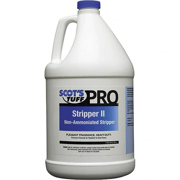 Scot's Tuff - 1 Gal Bottle Stripper - Use on Metal Interlock Finishes, Polymer Finishes, Wax Finishes - Strong Tooling