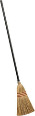 PRO-SOURCE - 54-1/2" OAL Corn Bristle Broom - Wood Handle - Strong Tooling