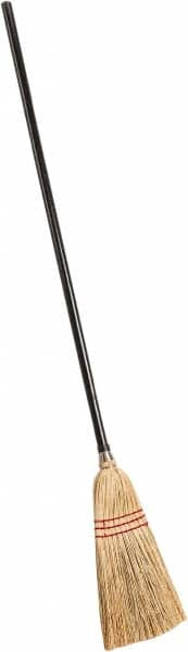 PRO-SOURCE - 55" OAL Corn Bristle Broom - Wood Handle - Strong Tooling