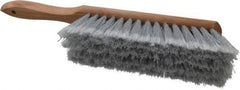 PRO-SOURCE - Plastic Counter Duster - 2-1/2" Bristle Length, 8" Long Head, Hardwood Handle, Gray - Strong Tooling