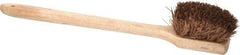 PRO-SOURCE - 2" Bristle Length, Palmyra Utility Scrub Brush - 20" OAL, Hardwood Block - Strong Tooling