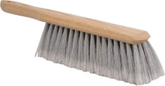 PRO-SOURCE - Plastic Counter Duster - 2-1/2" Bristle Length, 9" Long Head, Hardwood Handle, Gray - Strong Tooling