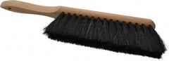 PRO-SOURCE - Horsehair Counter Duster - 2-1/2" Bristle Length, 8" Long Head, Hardwood Handle, Black - Strong Tooling