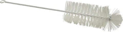 Made in USA - Synthetic Food Service Brush - 9-1/2" Long x 2-3/8" Wide Head, 5-1/2" OAL, White, Wire Block - Strong Tooling