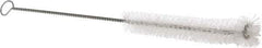 PRO-SOURCE - 1/2" Diam Nylon Tube Brush - 8" OAL, 3" Head Length, Wire Handle - Strong Tooling