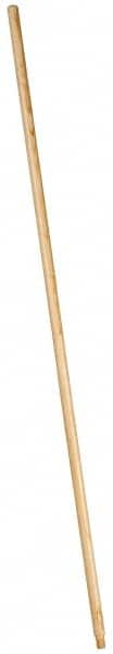 PRO-SOURCE - 54 x 15/16" Wood Handle for Push Brooms - Threaded Connection, Tan - Strong Tooling