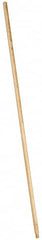 PRO-SOURCE - 54 x 15/16" Wood Handle for Push Brooms - Threaded Connection, Tan - Strong Tooling