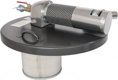 Guardair - Air Powered Wet/Dry Drum Vacuum Head - 2" Vacuum Hose Fitting, Use with Standard 55 Gal Units - Strong Tooling