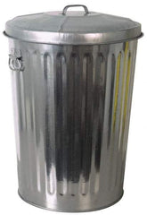 PRO-SOURCE - Galvanized Metal Pail with Lid - Galvanized Metal, 23-1/2" High - Strong Tooling