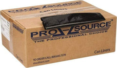 PRO-SOURCE - 1.25 mil Thick, Heavy-Duty Trash Bags - 38" Wide x 58" High, Black - Strong Tooling