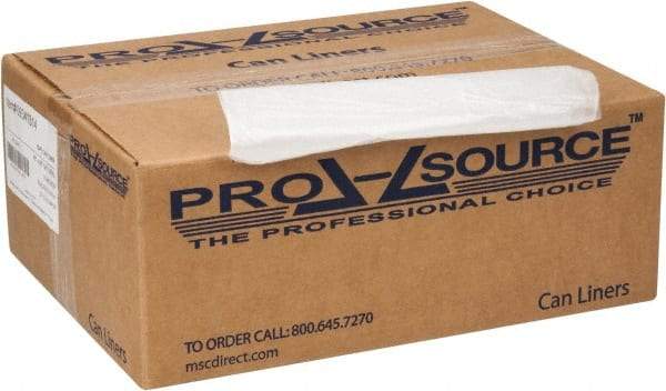 PRO-SOURCE - 0.63 mil Thick, Household/Office Trash Bags - 40" Wide x 48" High, Clear - Strong Tooling