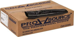 PRO-SOURCE - 1 mil Thick, Heavy-Duty Trash Bags - 38" Wide x 58" High, Black - Strong Tooling