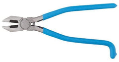 Channellock - 9" OAL, 1-9/32" Jaw Length x 1-1/16" Jaw Width, Ironworker's Pliers - Standard Jaw, Standard Head, Plastic Dipped Handles - Strong Tooling