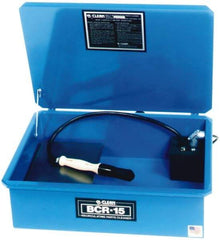 Build-All - Bench Top Solvent-Based Parts Washer - 5 Gal Max Operating Capacity, Steel Tank, 120 Input Volts - Strong Tooling