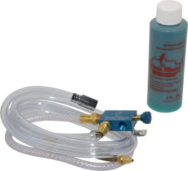 Kool Mist - 1 Outlet, Tankless Mist Coolant Unit - 2' Coolant Line Length, 4" Hose Length - Strong Tooling