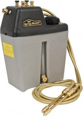 Trico - 2 Outlet, 1 Gal Tank Capacity, High Density Polyethylene Tank Mist Coolant System - 5' Coolant Line Length, 6" Hose Length - Strong Tooling