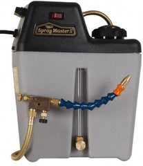 Trico - 1 Outlet, 1 Gallon Tank Capacity, High Density Polyethylene Tank Mist Coolant System - 10" Tank/Unit Length x 5-1/4" Tank/Unit Width x 12-1/4" Tank/Unit Height, 50 to 100 psi, 5' Coolant Line Length, 7" Hose Length - Strong Tooling