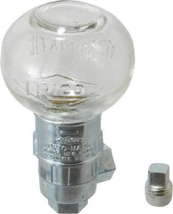 Trico - 1 Outlet, Glass Bowl, 2.5 Ounce Constant-Level Oil Reservoir - 1/4 NPT Outlet, 2-1/2" Diam x 4-1/4" High - Strong Tooling