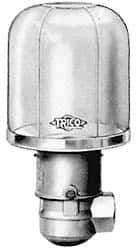 Trico - 1 Outlet, Plastic Bowl, 8 Ounce Constant-Level Oil Reservoir - 1/4 NPT Outlet, 2-5/8" Diam x 6-3/16" High - Strong Tooling