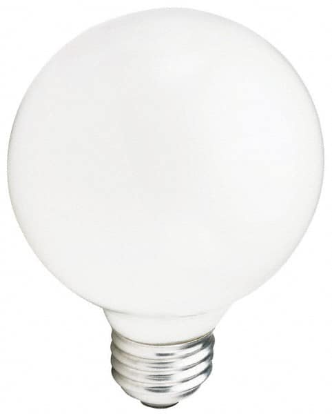 Philips - 40 Watt Incandescent Decorative Medium Screw Lamp - 2,700°K Color Temp, 415 Lumens, 120 Volts, Dimmable, G25, 2,000 hr Avg Life - Strong Tooling