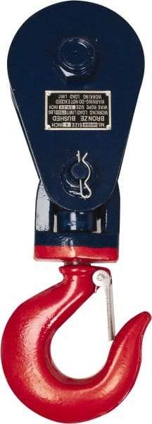 Value Collection - 17, 600 Lbs. Load Limit, Side Release Snatch Block - Single Sheave, 6 Inch Outside Diameter, Wire Rope, 5/8 Inch Diameter, Steel - Strong Tooling