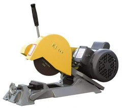 Kalamazoo - 7" Blade Diam, 1/2" Arbor Hole, Straight Chop & Cutoff Saw - 1 Phase, 4,800 RPM, 1 hp, 110/220 Volts, 1" in Solids at 90°, 2" in Pipe at 90° - Strong Tooling