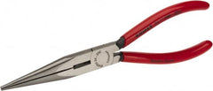 Knipex - 8" OAL, Side Cutting Pliers - Standard Jaw, Snipe Nose with Cut Head - Strong Tooling