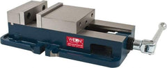 Wilton - 6" Jaw Width, 7-1/2" Jaw Opening Capacity, Horizontal Stationary Machine Vise - Manual Operation, 1 Station, 19-45/64" Long x 6.7" High x 1-3/4" Deep, 2" Jaw Height, 85,000 psi Max Clamp Force, Ductile Alloy - Strong Tooling