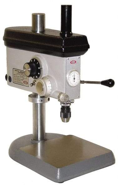 Servo - 7" Swing, Frequency Drill Press - Variable Speed, 0.1 hp, Single Phase - Strong Tooling