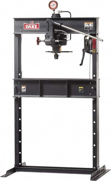 Dake - 25 Ton Manual Shop Press - 5 Inch Stroke - Strong Tooling