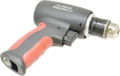 Florida Pneumatic - 3/8" Keyed Chuck - Pistol Grip Handle, 20,000 RPM, 4 CFM, 0.3333 hp, 60-90 psi - Strong Tooling