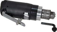 Florida Pneumatic - 1/4" Keyed Chuck - Inline Handle, 20,000 RPM, 4 CFM, 0.3333 hp, 60-90 psi - Strong Tooling