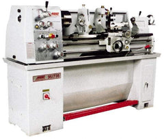 Vectrax - 13" Swing, 40" Between Centers, 220 Volt, Single Phase Engine Lathe - 3MT Taper, 3 hp, 105 to 2,000 RPM, 1-3/8" Bore Diam, 762mm Deep x 1,473 & 1,623mm (CE) High x 1,930.4mm Long - Strong Tooling