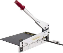 Made in USA - 12 Inch Long x 23 Inch Wide x 15 Inch Deep x 8 Inch High, Hand Slitting Bench Shear - 0.02 Inch Mild Steel, 0.04 Inch Aluminum and 0.025 Inch Brass Capacity - Strong Tooling