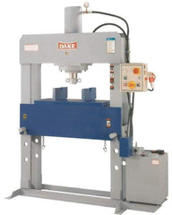 Dake - 40 Ton Hydraulic Shop Press - 19 Inch Stroke, 2 HP, 3 Phase - Strong Tooling