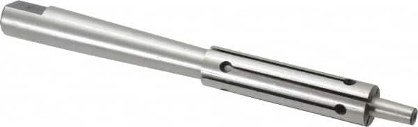 Interstate - 21/32 to 3/4" Grip, Expanding Lathe Mandrel - 21/32" Shank Diam, 2-3/4" Sleeve Length, 6" Arbor Length - Strong Tooling